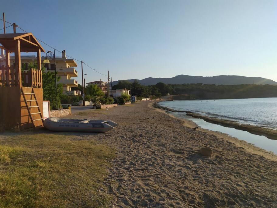Modern Studio Next To The Sea! Porto Rafti Bagian luar foto