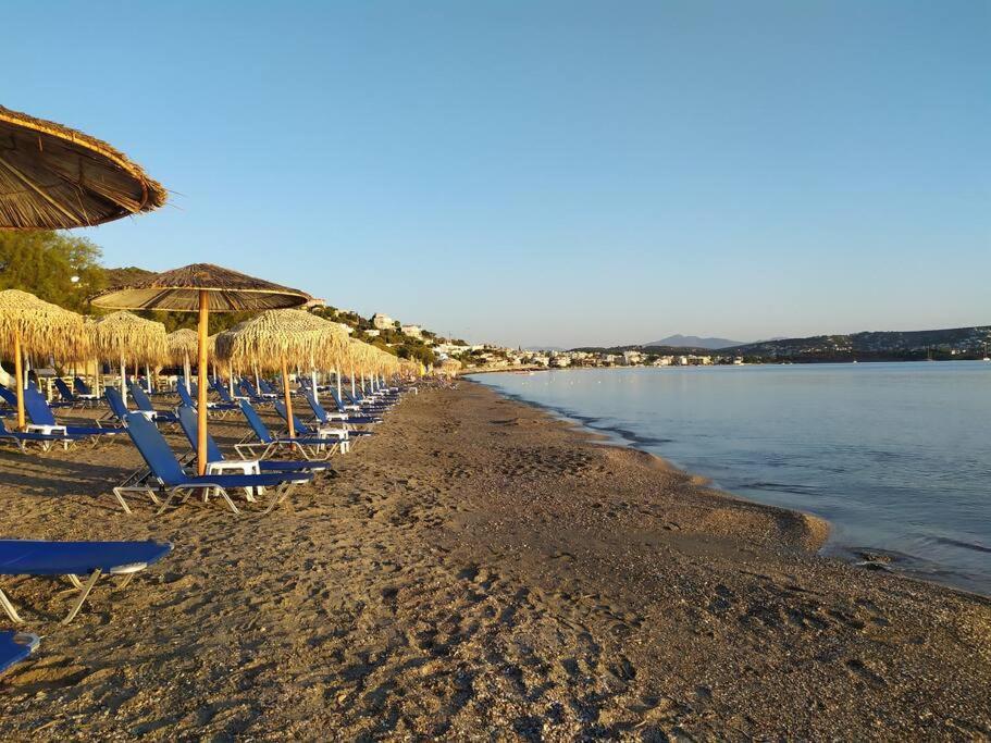 Modern Studio Next To The Sea! Porto Rafti Bagian luar foto