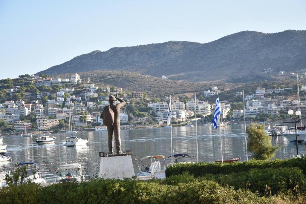 Modern Studio Next To The Sea! Porto Rafti Bagian luar foto
