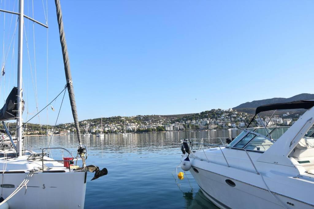 Modern Studio Next To The Sea! Porto Rafti Bagian luar foto