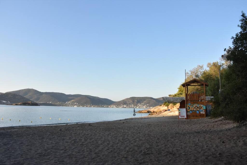 Modern Studio Next To The Sea! Porto Rafti Bagian luar foto